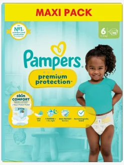Pampers Premium Protection Bleer Str. 6 13-18 kg 70-pak