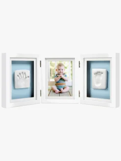 Pearhead Babyprints Deluxe Ramme Trippel, Hvid