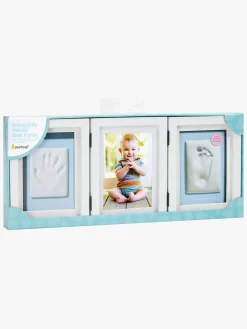 Pearhead Babyprints Deluxe Ramme Trippel, Hvid
