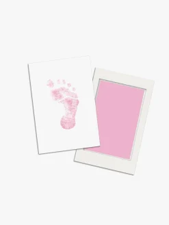 Pearhead Clean-Touch Fod- og Håndaftryk, Lyserød