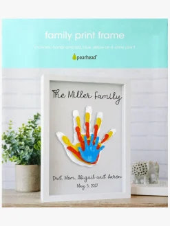 Pearhead Clear Family Print Ramme, Hvid