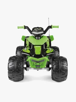 PegPérego Corral T-Rex Firehjulet ATV 330W, Grøn/Sort