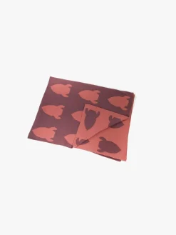 Pellianni Strikket Tæppe, Rød