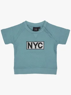 Petit by Sofie Schnoor T-shirt NYC, Aqua Blue