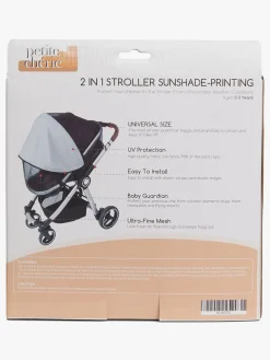 Petite Cherie Myggenet & Solsbeskyttelse, Gråmeleret