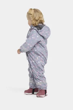 Petite Chérie Atelier Ally Foret Regndragt, Flowers Lavender Gray