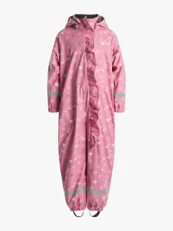 Petite Chérie Atelier Ally Foret Regndragt, Flowers Satchet Pink