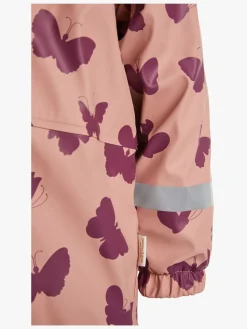 Petite Chérie Atelier Ally Foret Regndragt, Butterfly Mellow Rose