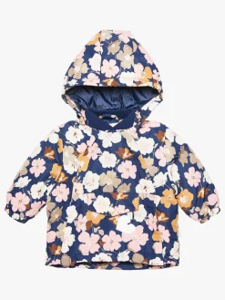 Petite Chérie Atelier Lola Jakke, Navy Big Flower