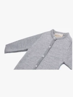 Petite Chérie Atelier Margit Babytrøje, Light Grey/Grey Melange