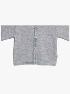 Petite Chérie Atelier Margit Babytrøje, Light Grey/Grey Melange