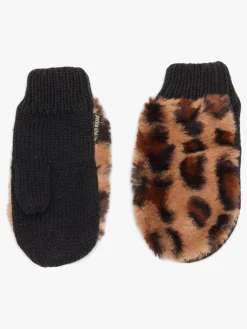 Petite Chérie Atelier Zoey Fake Fur Set, Leopard
