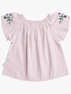 Petite Chérie Atelier Zola Bluse, Pink/White