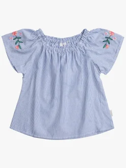 Petite Chérie Atelier Zola Bluse, Navy/White