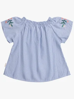 Petite Chérie Atelier Zola Bluse, Navy/White