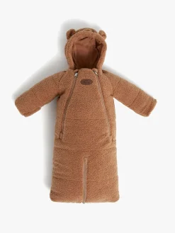 Petite Chérie Blanche Kørepose 2-in-1 Teddy, Mocha Mousse