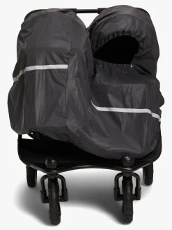 Petite Chérie Regnslag Refleks Søskendevogn, Black