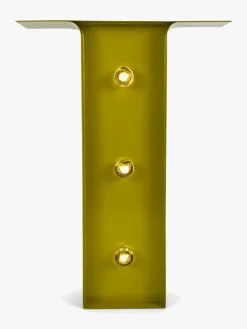 Petite Déco Bogstavlampe T, Guld