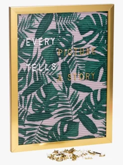 Petite Déco Bogstavstavle Garden, Lyserød