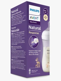 Philips Avent Natural Response Sutteflaske 260 ml, Giraff Deco