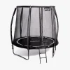 Pinepeak Lantern Trampolin inkl. Sikkerhedsnet 244 cm, Sort