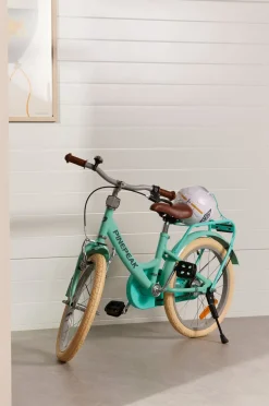 Pinepeak Retro City Cykel 18 Tommer, Turkis