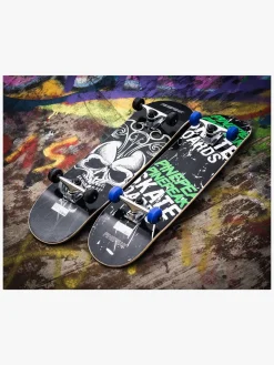 Pinepeak Skateboard, Blå/Grøn