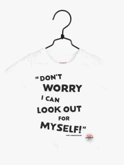 Pippi Langstrømpe Don't Worry T-Shirt, Hvid
