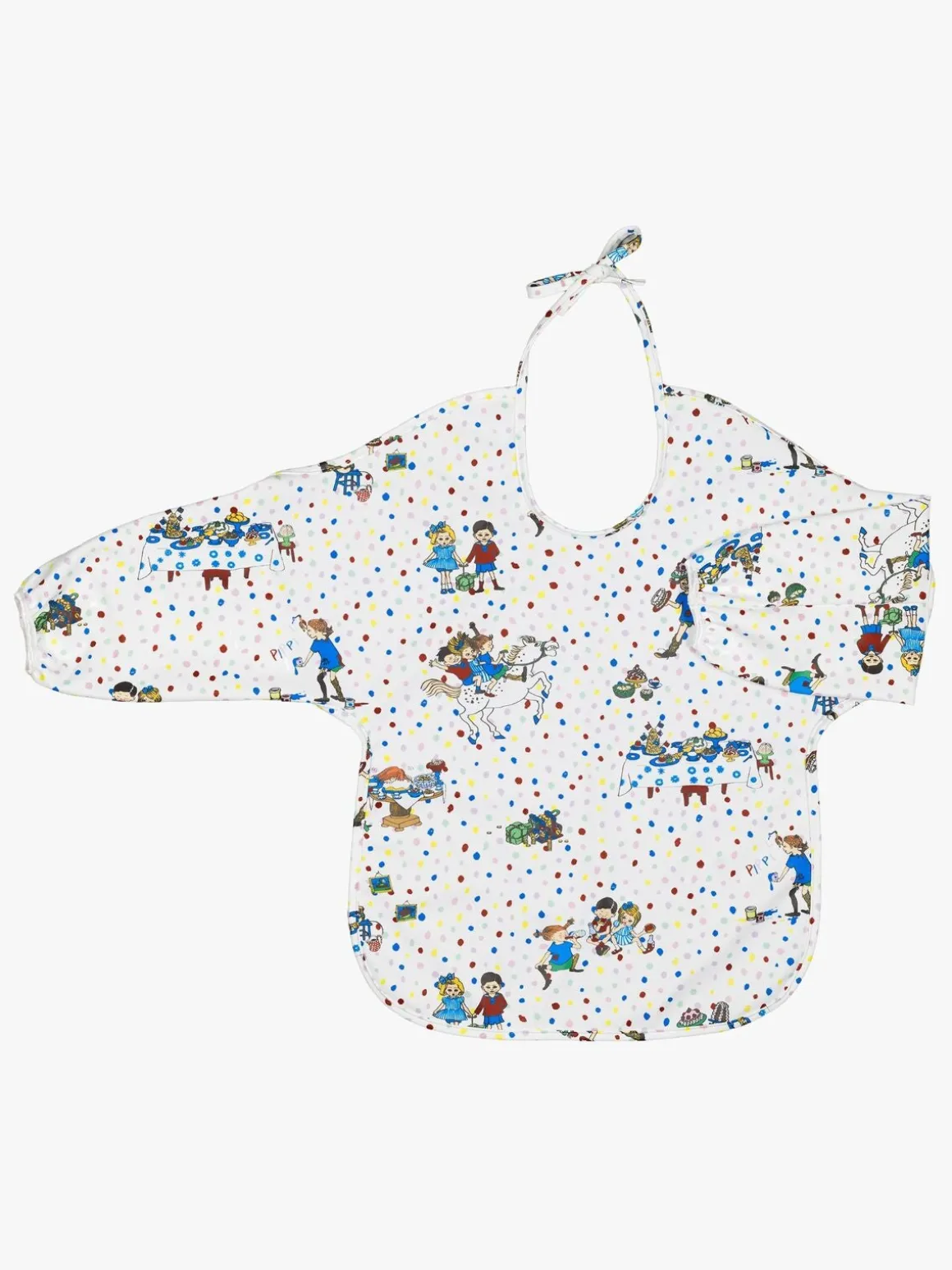 Pippi Langstrømpe Fødselsdag Langærmet Hagesmæk