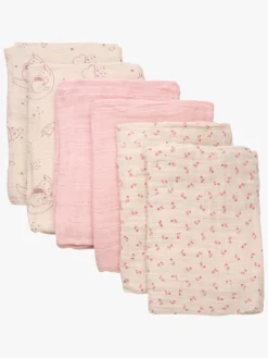 Pippi Tæpper/ Stofbleer i Musselin 6-Pak, Sheer Bliss