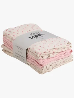 Pippi Tæpper/ Stofbleer i Musselin 6-Pak, Sheer Bliss