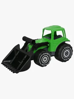 Plasto Traktor m. Frontlæsser, Grøn/Sort