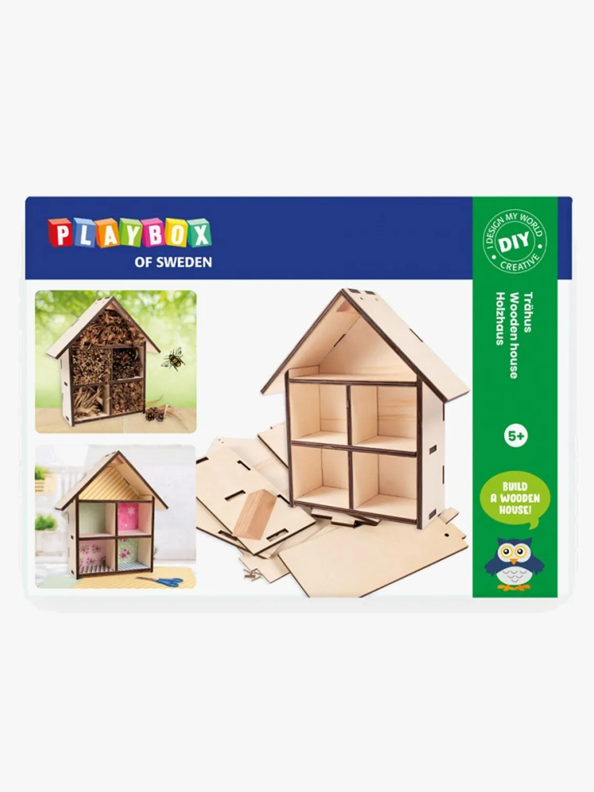 Playbox Krea Sæt Træhus