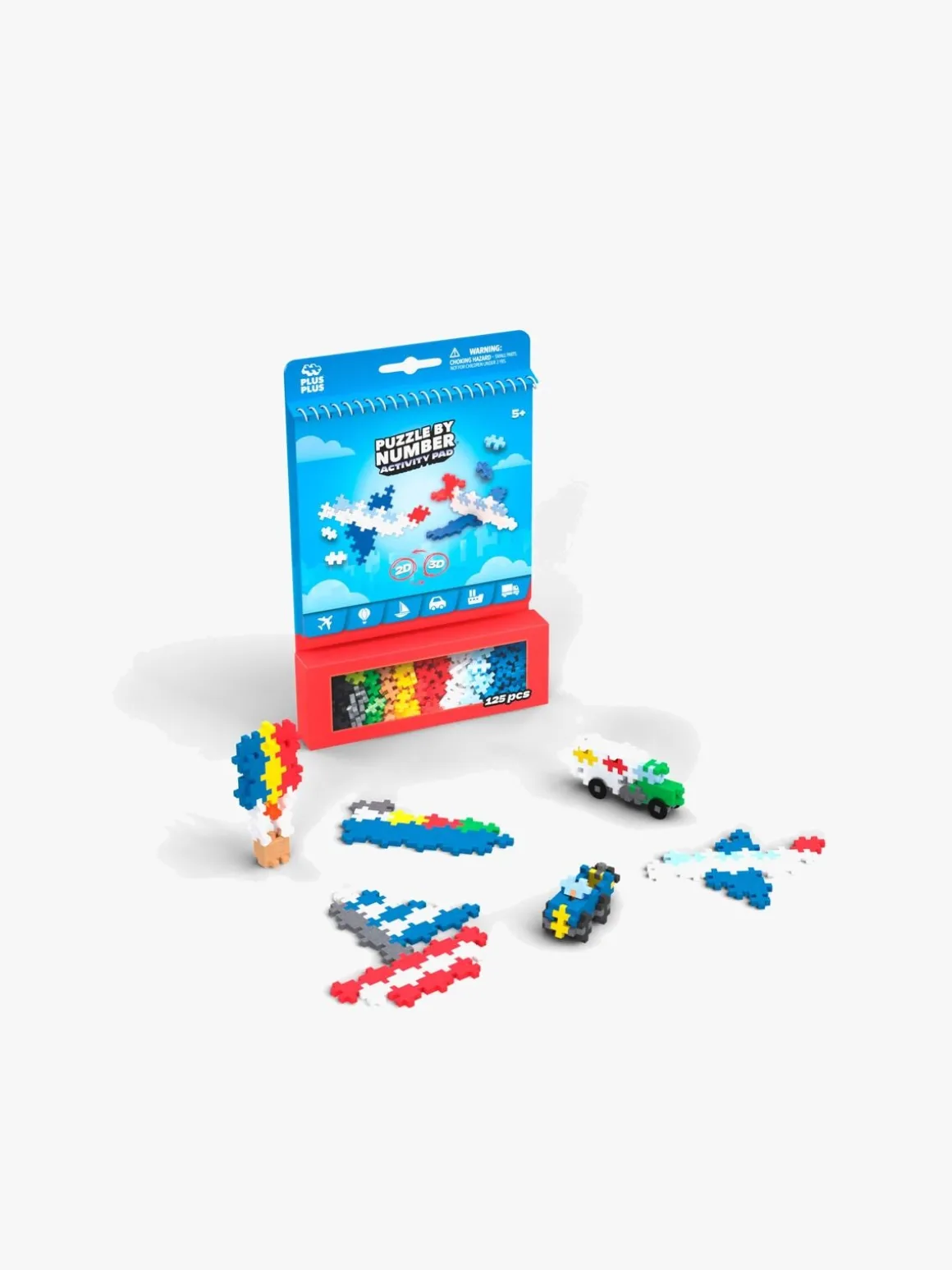 PlusPlus Activity Pad Transportation Byggesæt