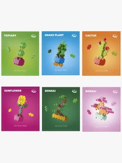 Plus-Plus Plant Bundle Byggesæt 6-pak