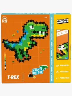 Plus-Plus Puzzle By Number Byggesæt T-Rex 250 Dele