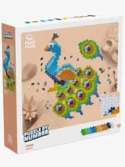 Plus-Plus Puzzle By Number Byggesæt Peacock 800 Dele