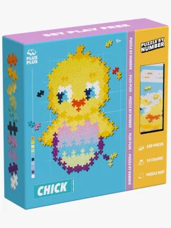 Plus-Plus Puzzle By Numbers Chick Byggesæt 250 Dele