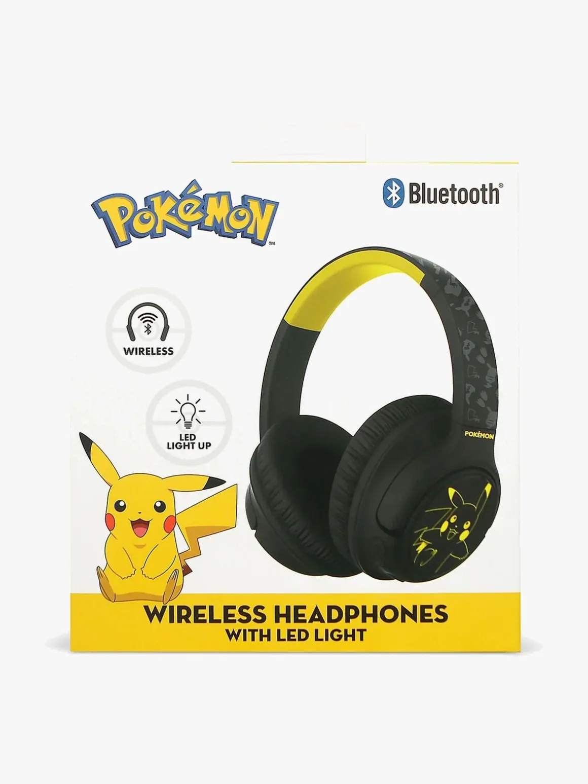 Pokémon Høretelefoner Trådløse med LED Sharing AUX