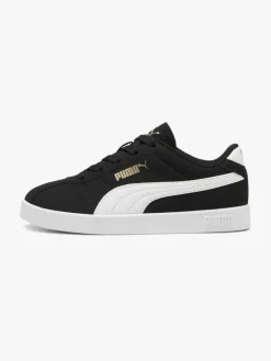Puma Club II PS Sneakers, Black/White/Gold
