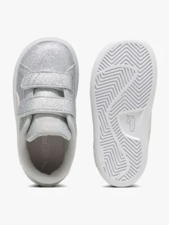 Puma Smash 3.0 Glitz Glam V Infant Sneakers, Glacial Gray/Frosty Pink