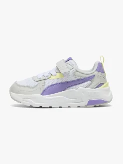 Puma Trinity Lite AC+ PS Sneakers, White/Lavender Alert/Glacial Gray