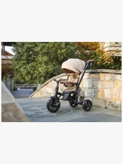 QPlay Comfo Max Sammenklappelig Trehjulet Cykel, Beige