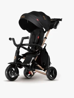 QPlay Nova Golden 6-i-1 Sammenklappelig Trehjulet Cykel, Sort