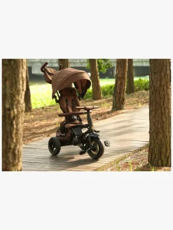 QPlay Rito Delux 6-i-1 Sammenklappelig Trehjulet Cykel, Brun