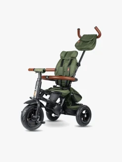 QPlay Rito Delux 6-i-1 Sammenklappelig Trehjulet Cykel, Olivengrøn