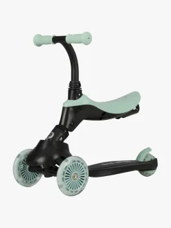 QPlay Sema Evo 5-in-1 Trehjulet Løbehjul, Grøn
