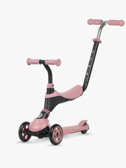 QPlay Sema 5-in-1 Trehjulet Løbehjul, Pink