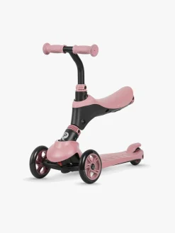 QPlay Sema 5-in-1 Trehjulet Løbehjul, Pink