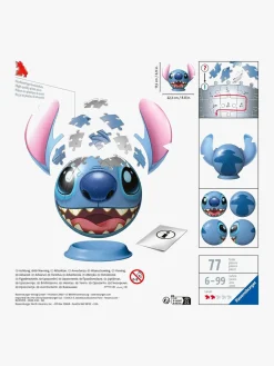 Ravensburger Disney Stitch 3D-puslespil med Ører 77 Brikker